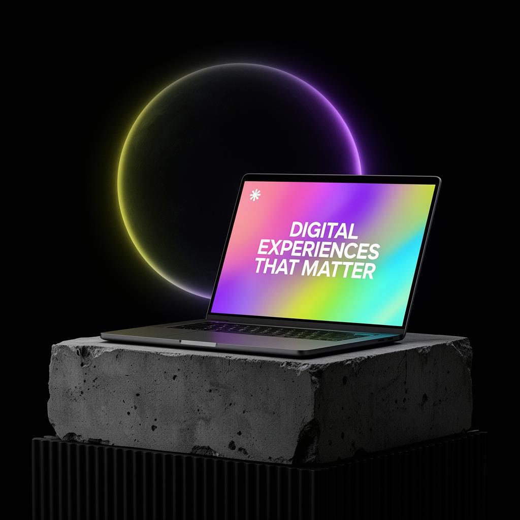 Laptop con experiencia digital